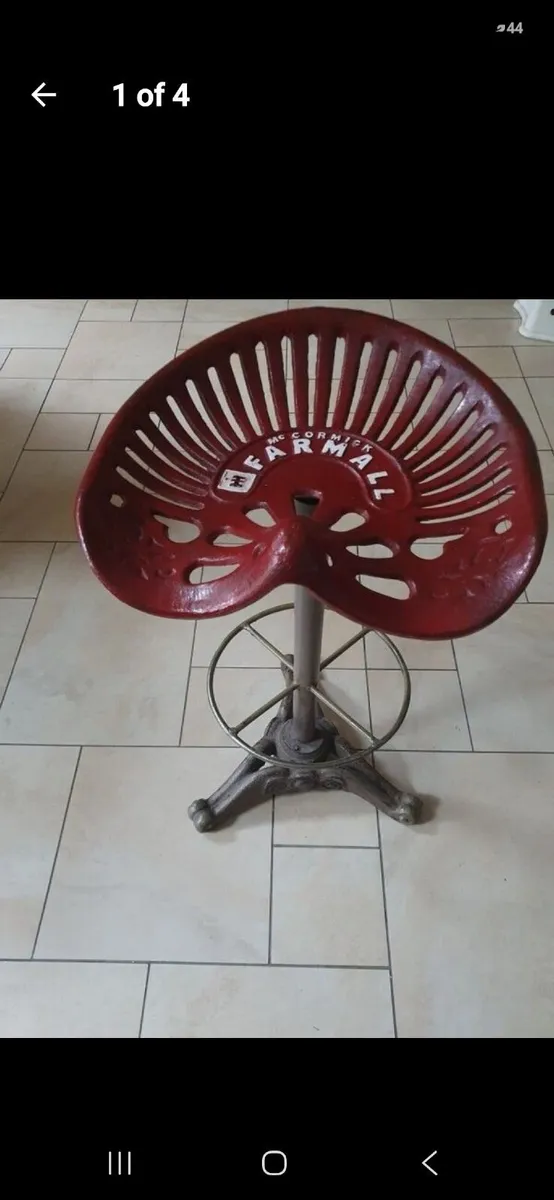 Tractor seat high stool - Image 1