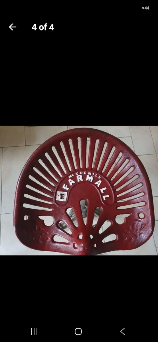 Tractor seat high stool - Image 4