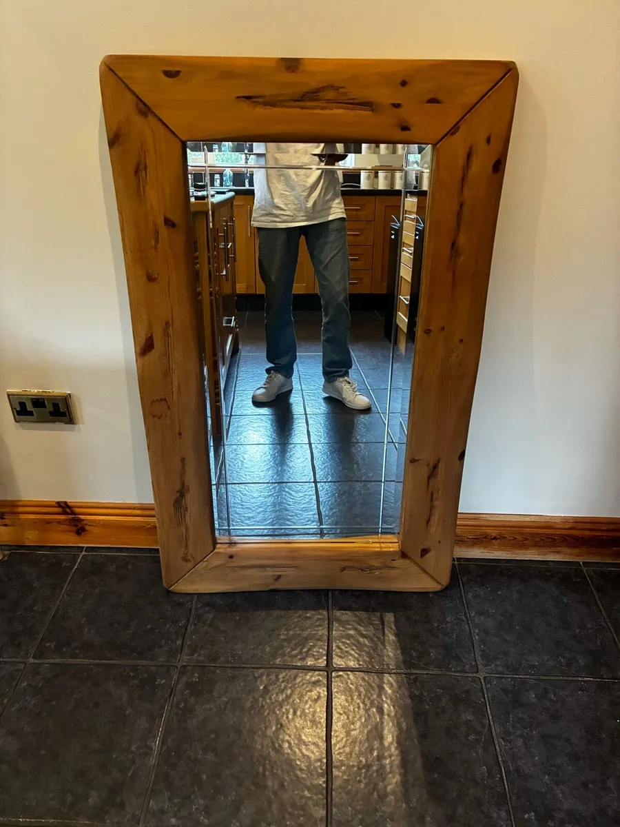 Solid oak mirror - Image 2