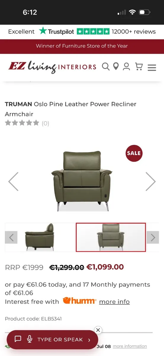 Reclining armchair - Image 2