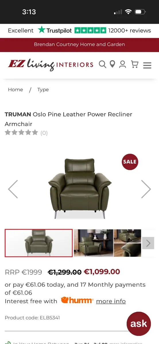 Reclining armchair - Image 4
