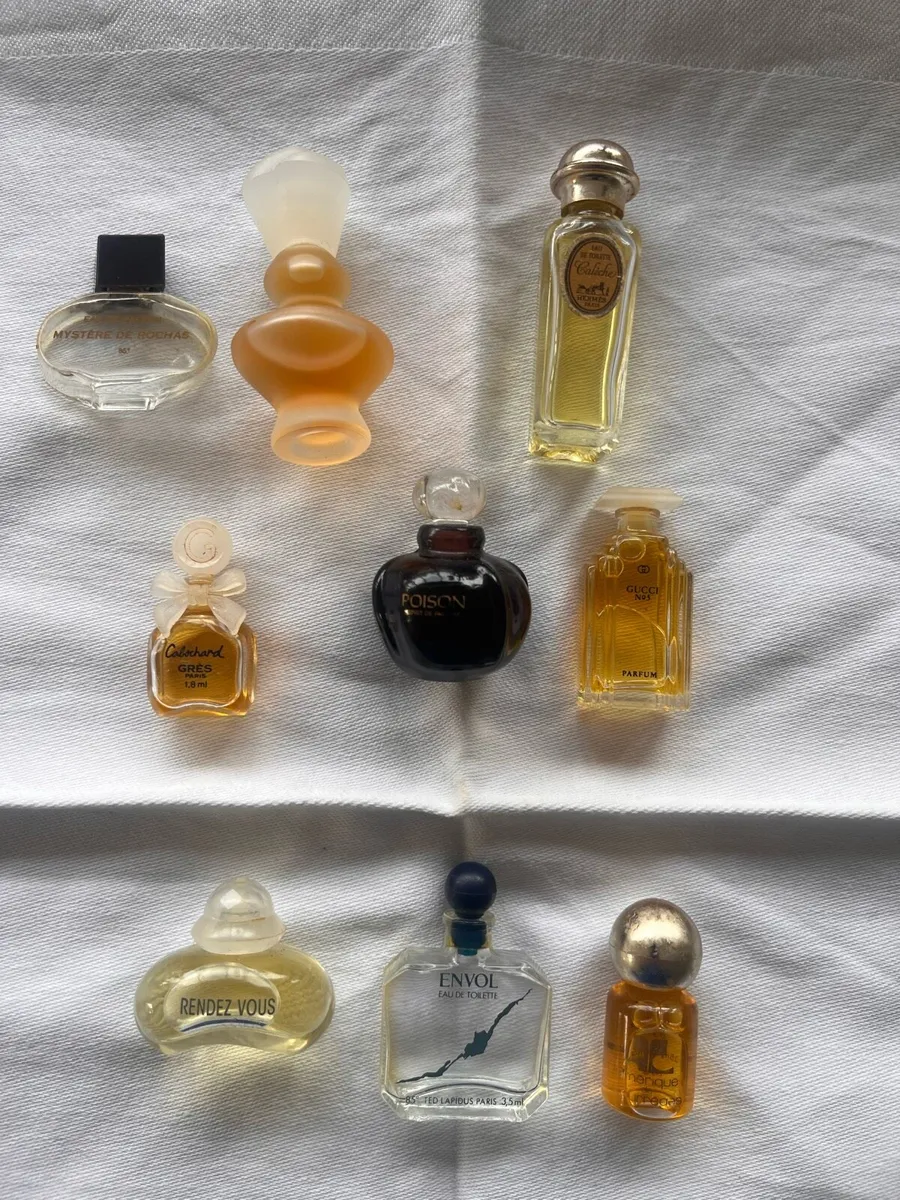 Various vintage Miniature Perfume bottles - Image 3