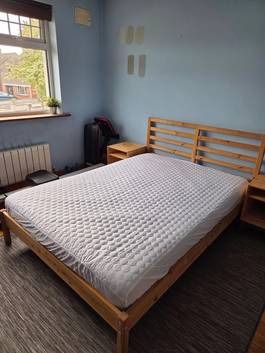 Double Bed and matching Bedside Tables - Image 1