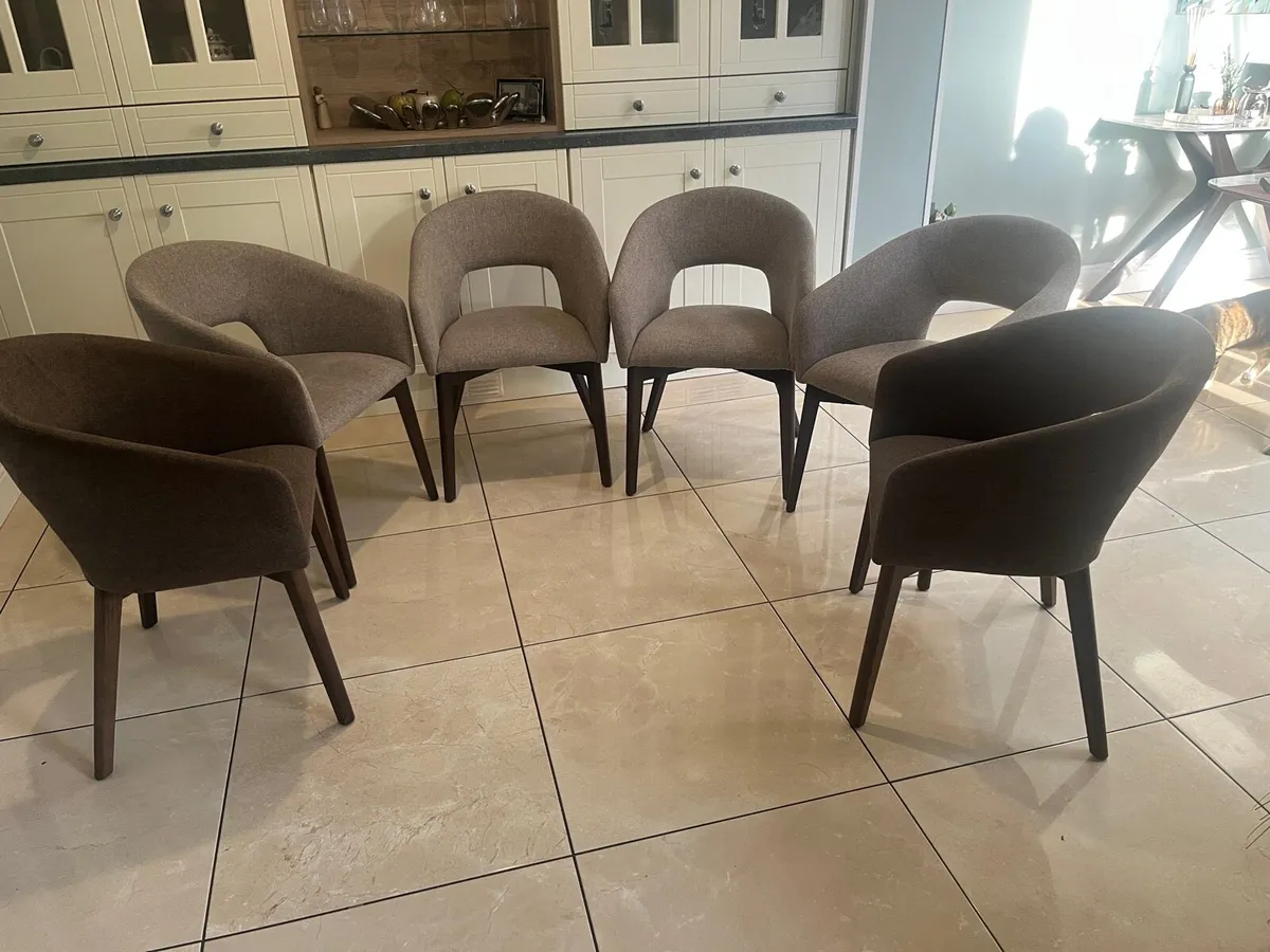 6 dining room chairs - Image 1
