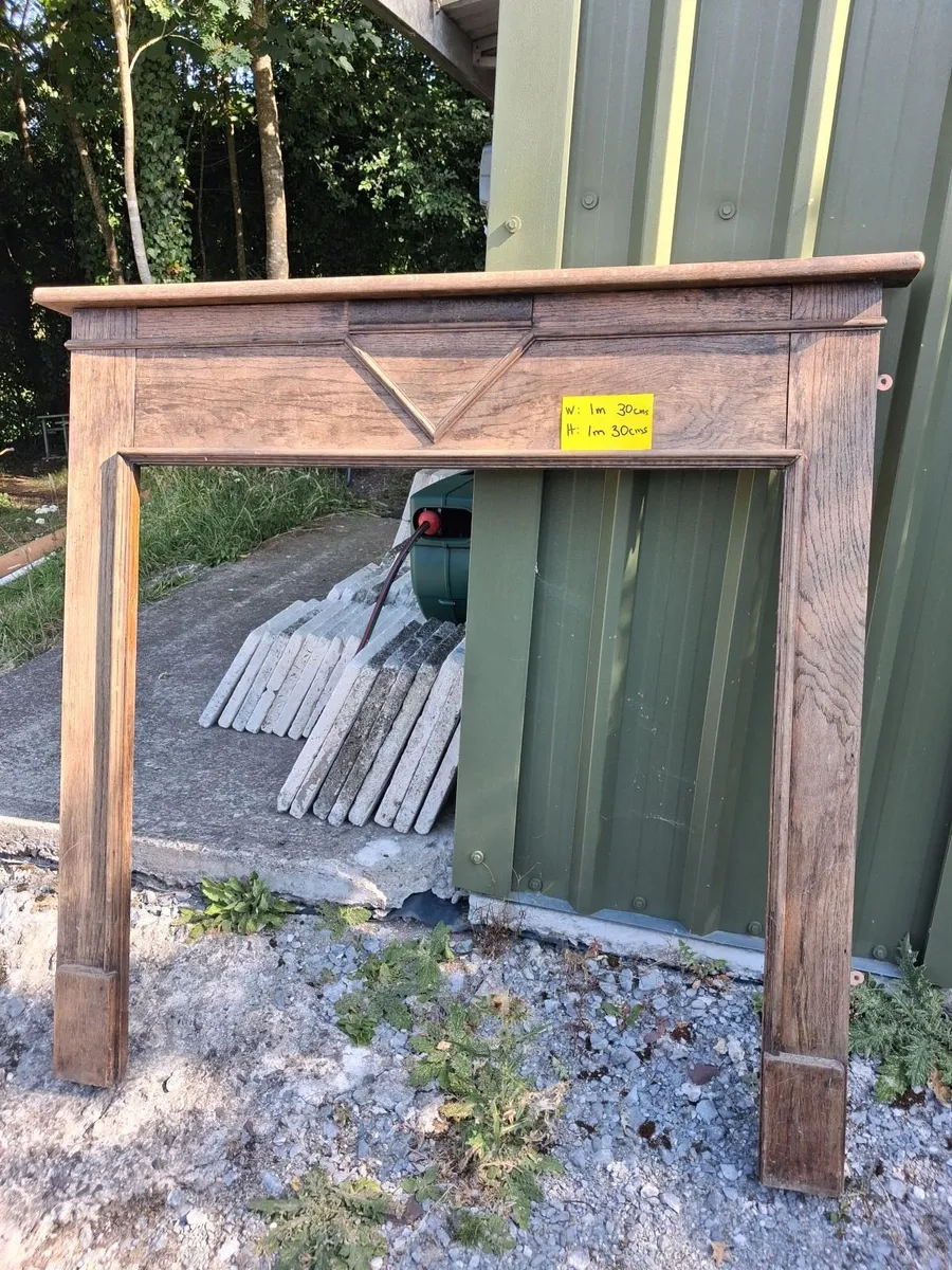 Oak fire surround