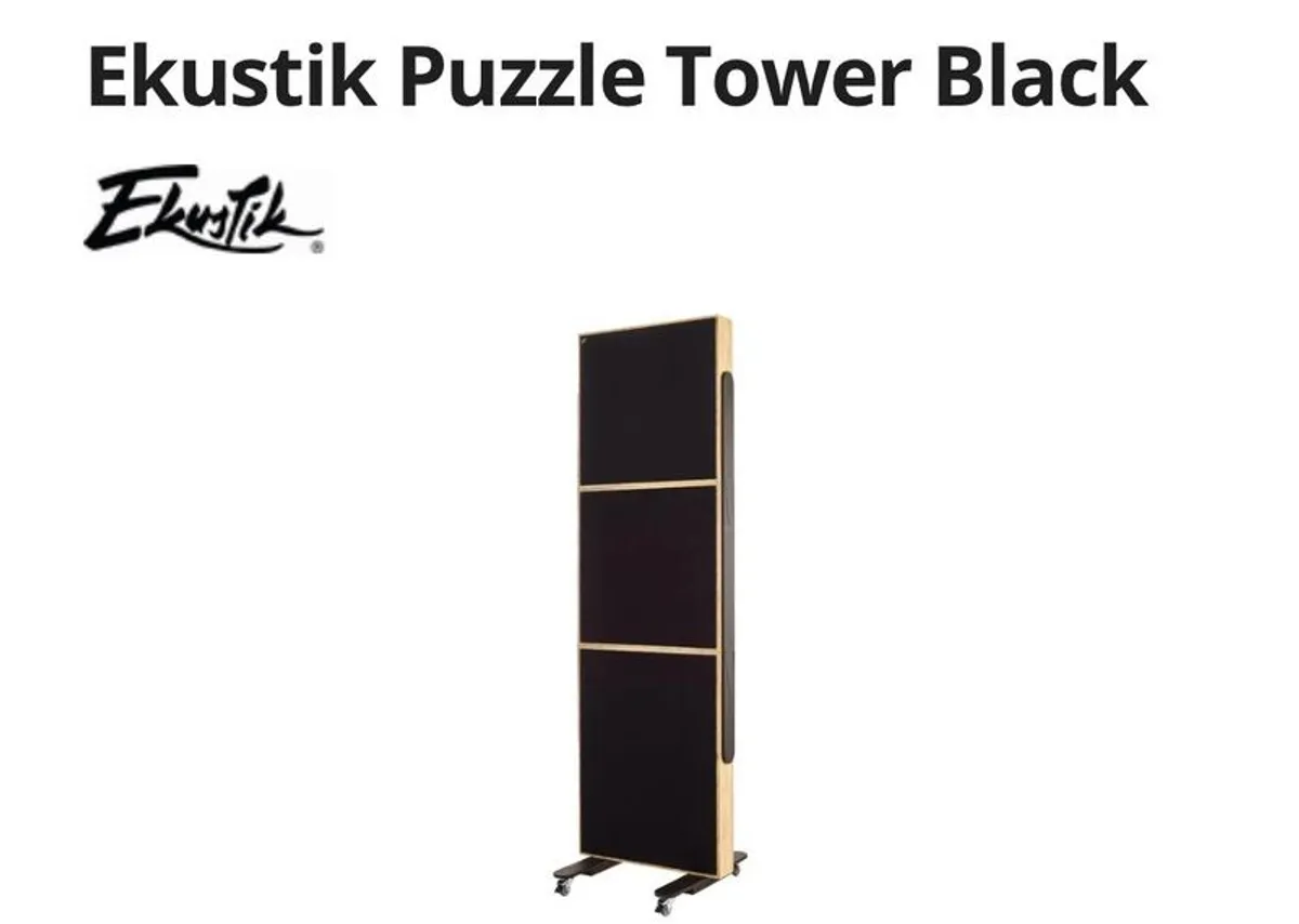 2 x Ekustic Broadband Sound Absorbing Modular Towers - Image 1