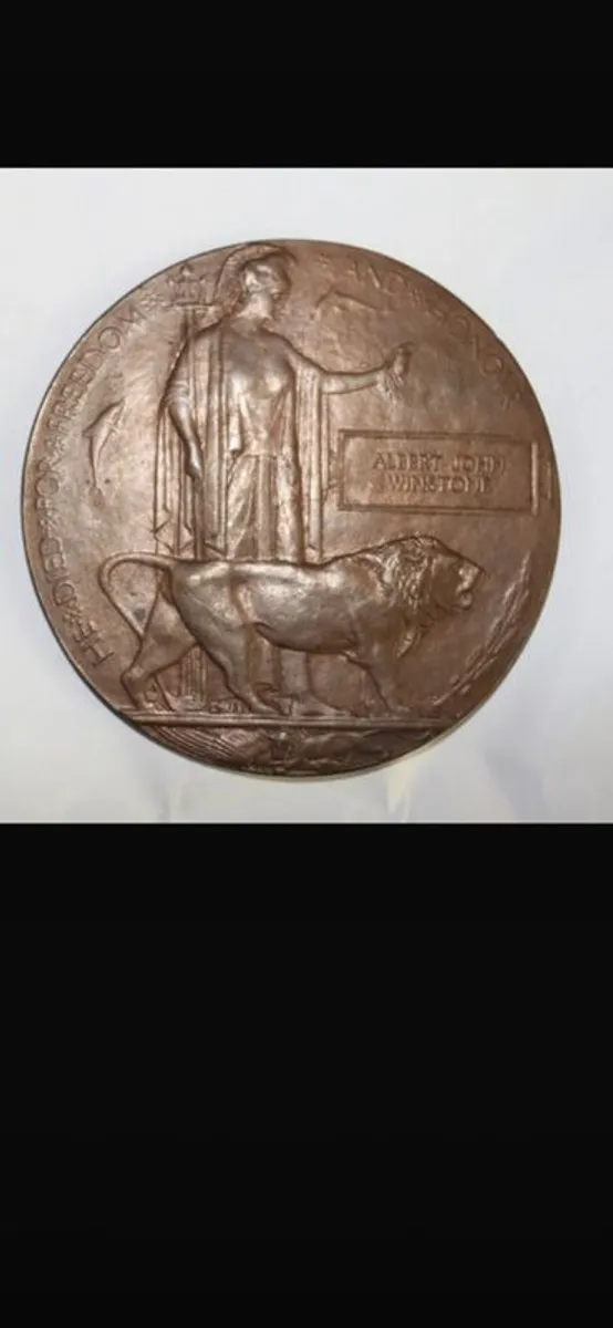 WW1 Death penny and Medals (Researched) - Image 2