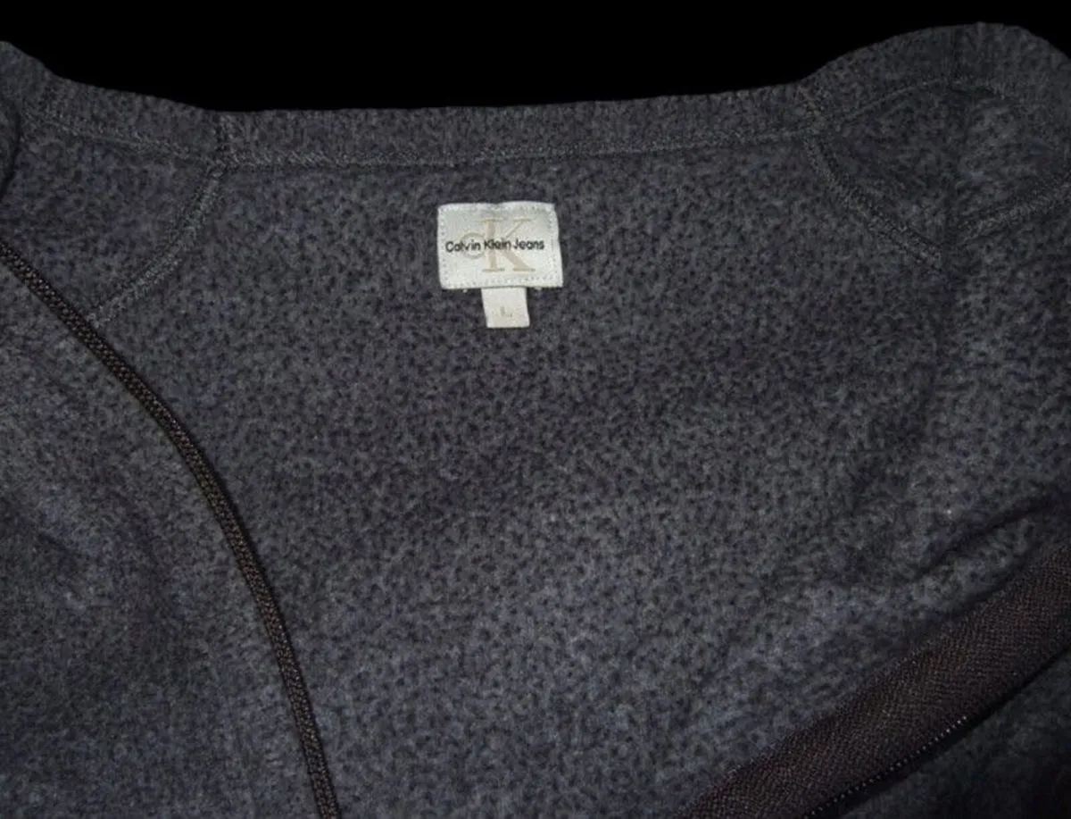Vintage Calvin Klein Jeans Quarter-Zip Fleece - Image 2