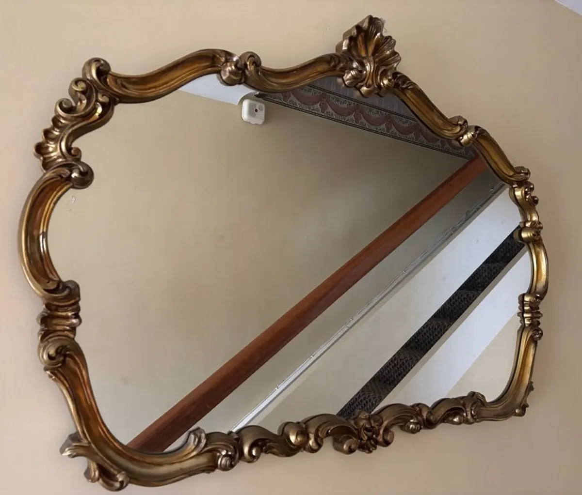 Brass Wall Mirror 48 x 34 - Image 1