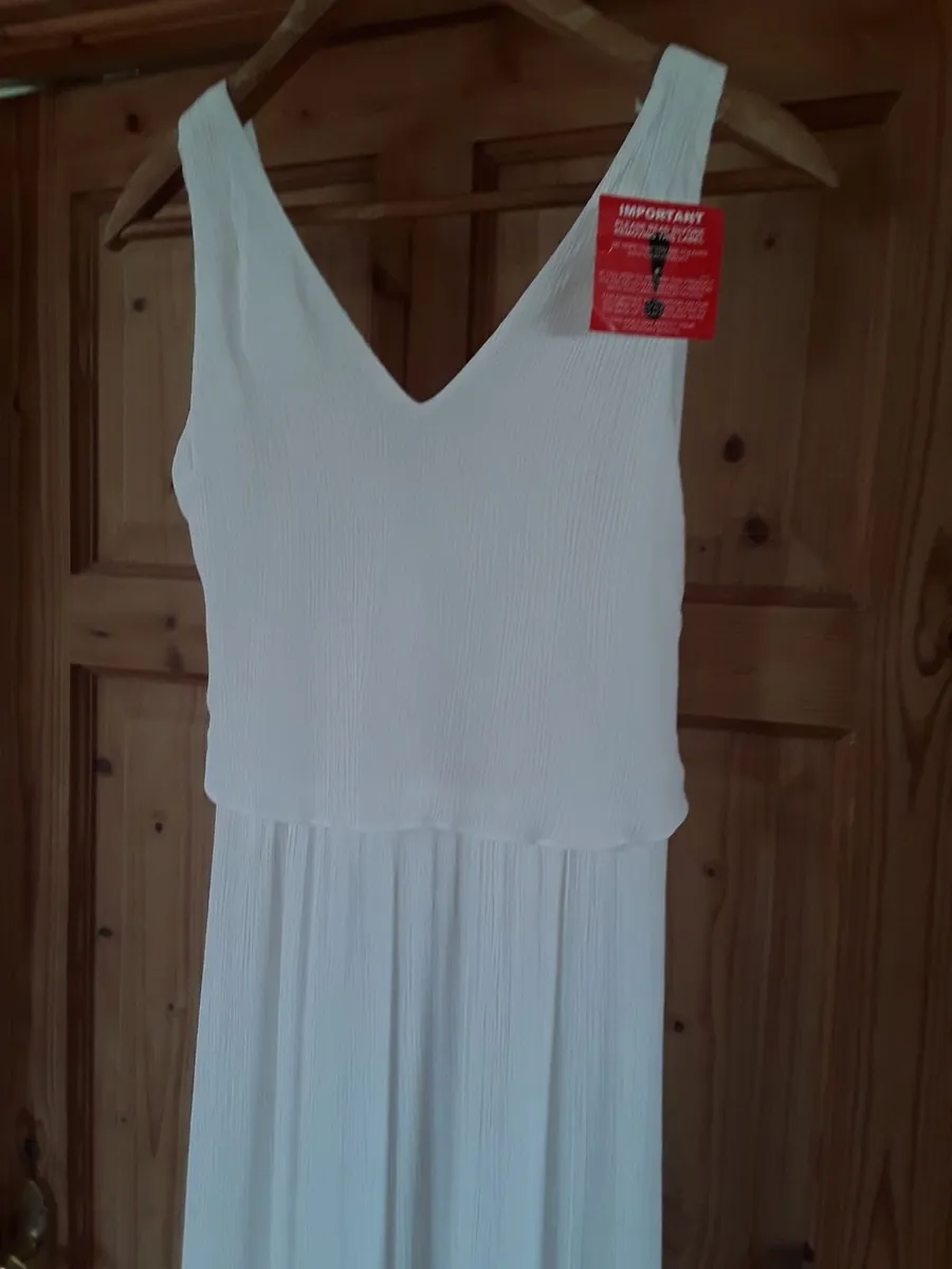 Brand new white chiffon ladies dress - Image 1