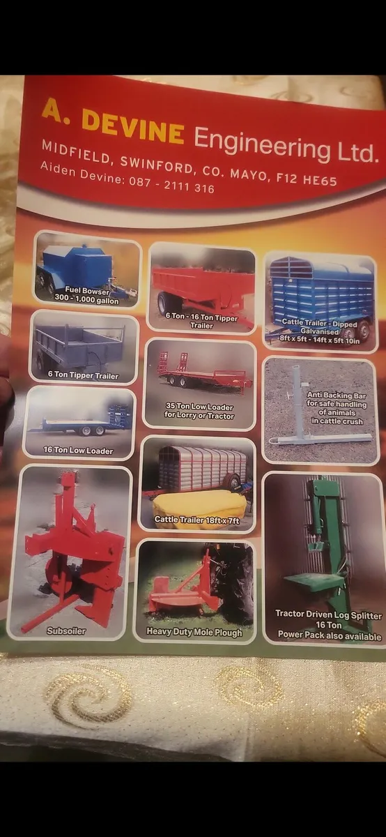 Heavy duty Trailers Manufactured to Order