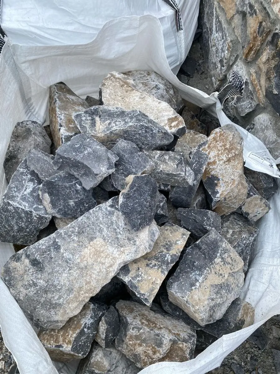 9 x 1 tonne bags building limestone - Image 3