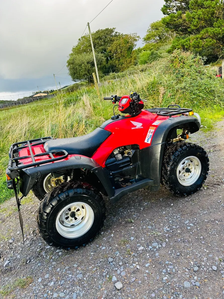 2010 HONDA TRX 500 FOREMAN FA MINT CONDITION - Image 3