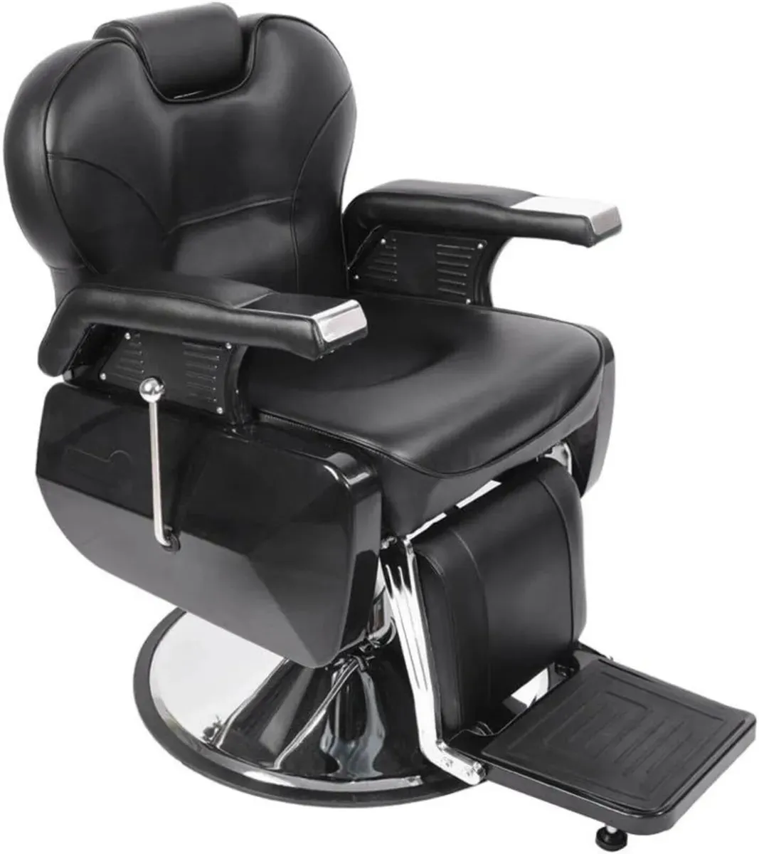 Barber Chair Black Hydraulic Beauty Salon Seat - Image 1