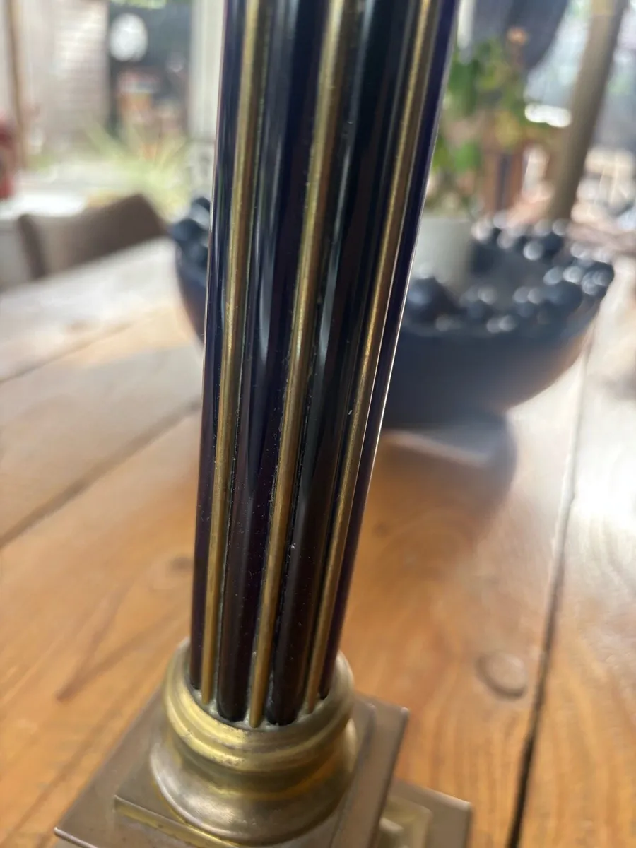 Victorian oil lamp - Image 4