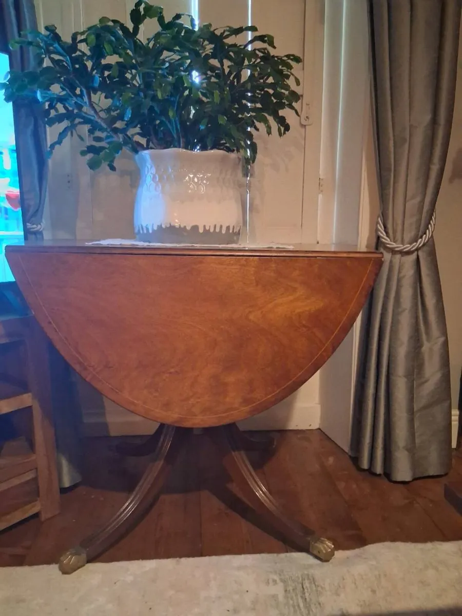 Antique Drop Leaf Table (folding) - Image 1