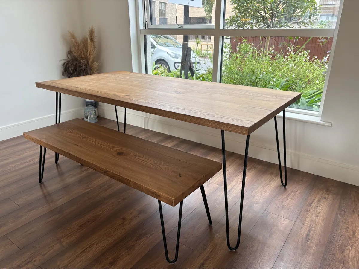 Dining Table & Bench - Image 3