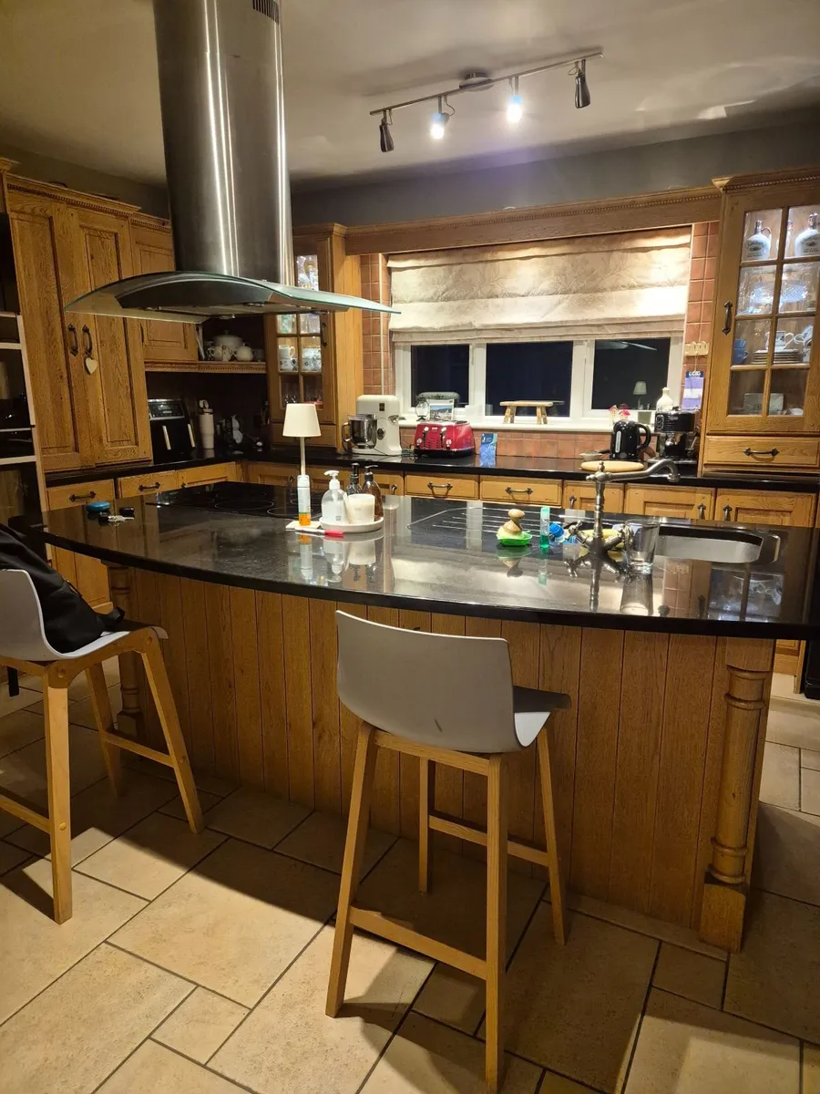 Solid oak fitted kitchen in Co Louth - Image 4