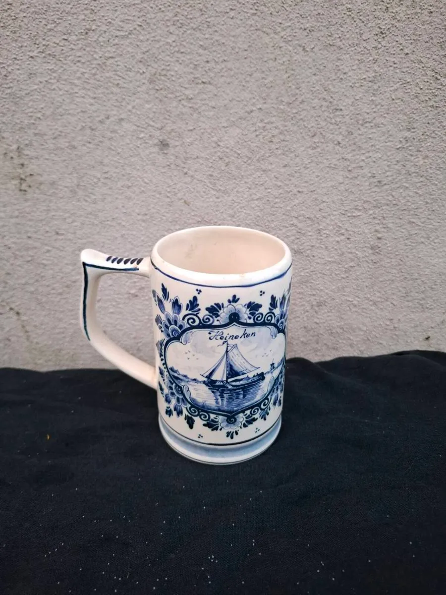 Heineken delft beer mug