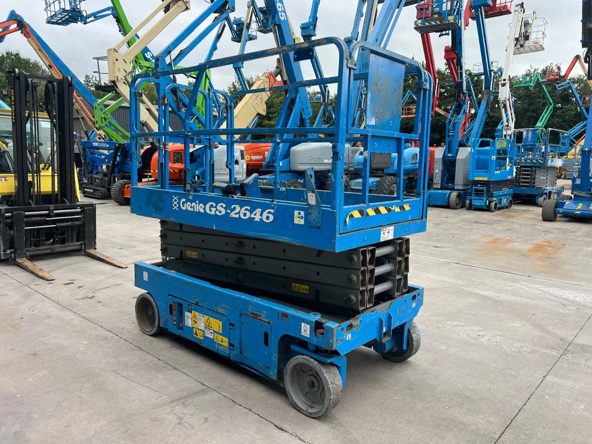 Genie GS2646 Scissor Lift New Batteries - Image 3