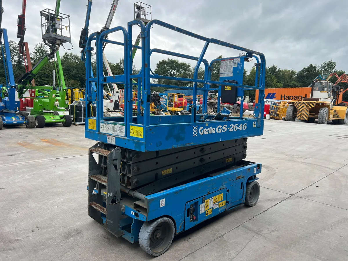 Genie GS2646 Scissor Lift New Batteries - Image 2