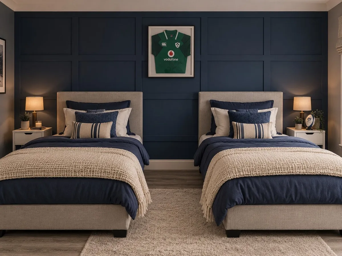 Two single beds and mattresses