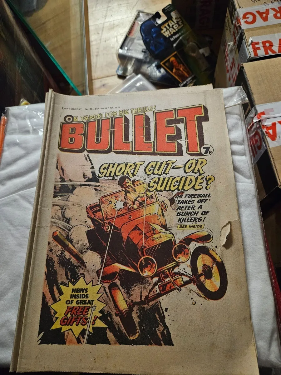 Vintage Bullet Comic
