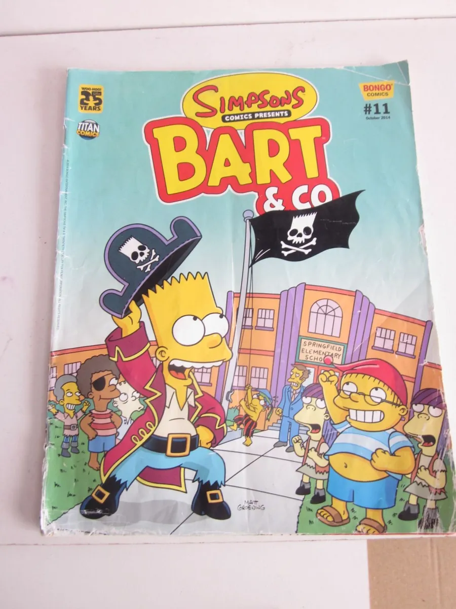Five Simpsons Comics Published by Bongo Comics - Image 2