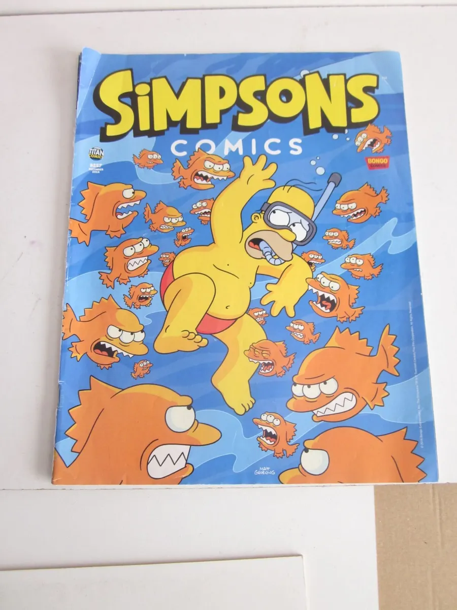 Five Simpsons Comics Published by Bongo Comics - Image 3