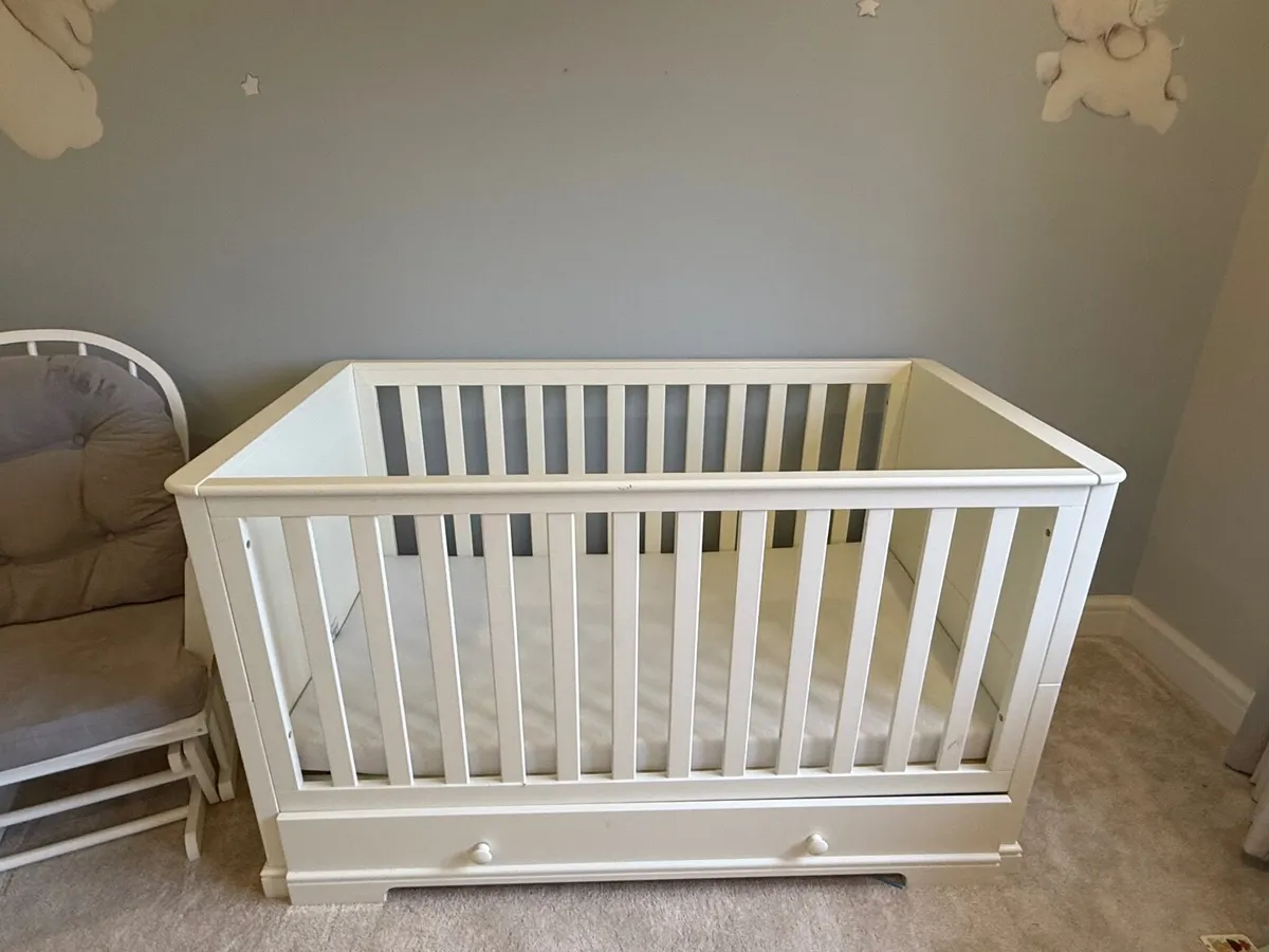 Mamas & Papas Cot Bed with Storage Drawer - Image 3