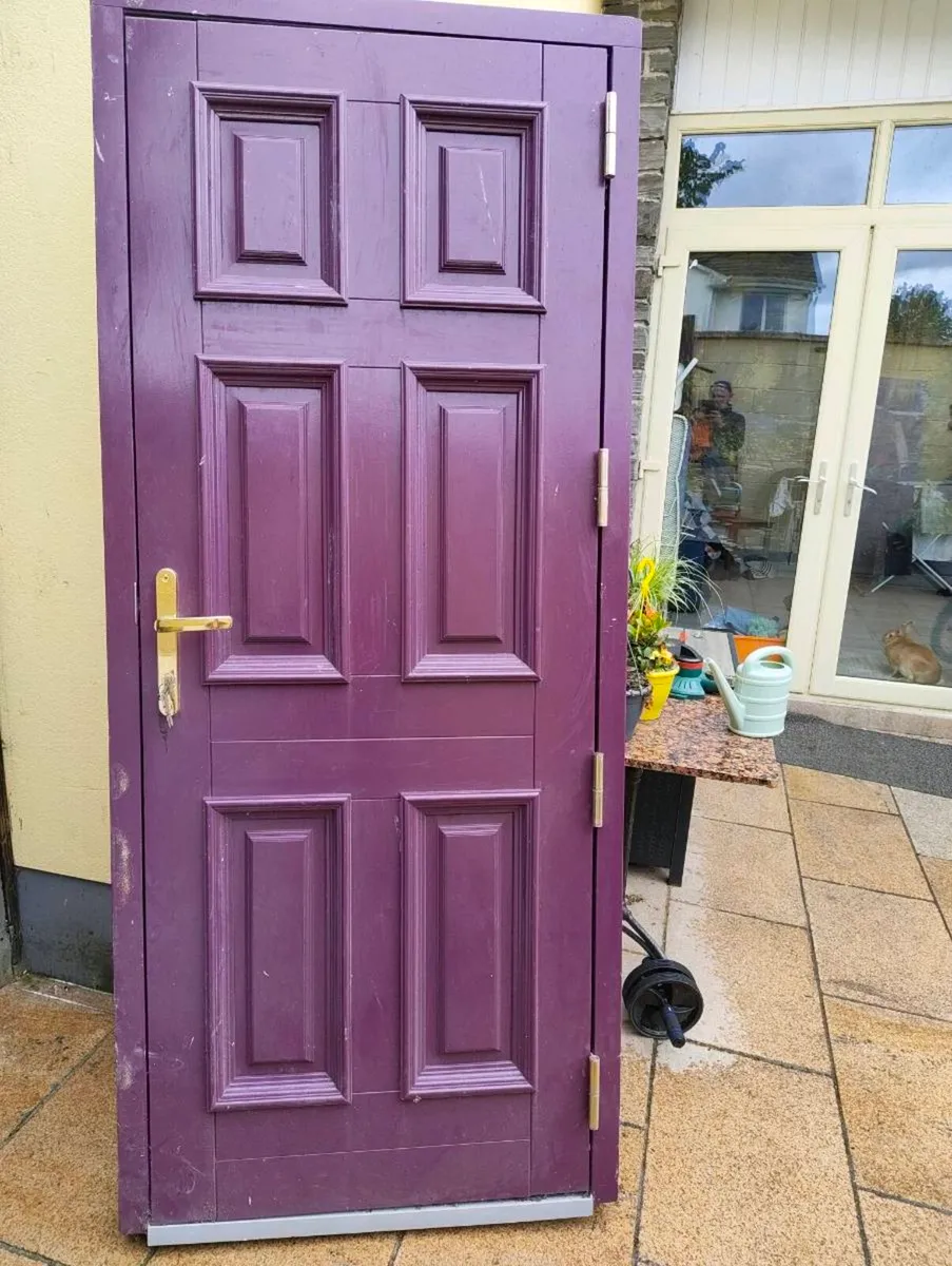 Door hard wood 880 x 2100mm - Image 2