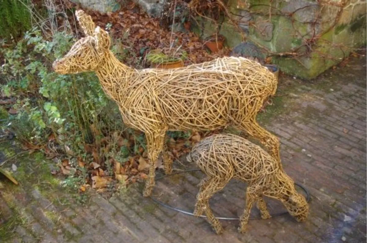 Willow products. Wicker sculptures. Handcrafted. - Image 2