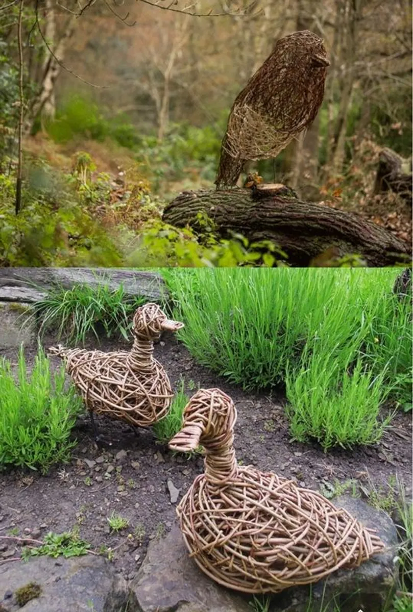 Willow products. Wicker sculptures. Handcrafted. - Image 4
