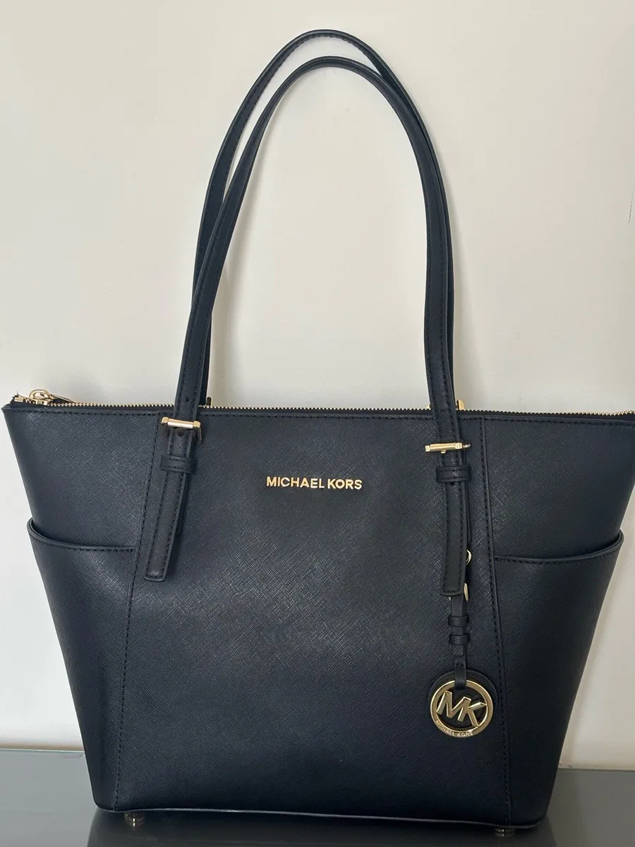 Michael Kors Large Jet Set Leather Tote Bag - Image 1