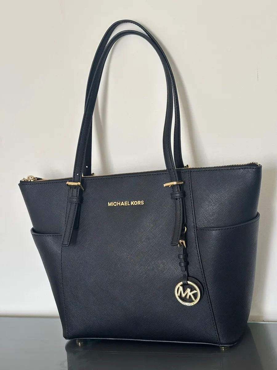 Michael Kors Large Jet Set Leather Tote Bag - Image 2