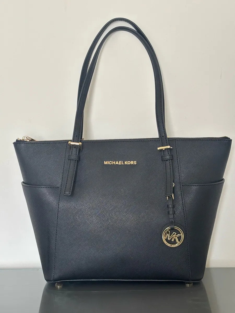 Michael Kors Large Jet Set Leather Tote Bag - Image 3