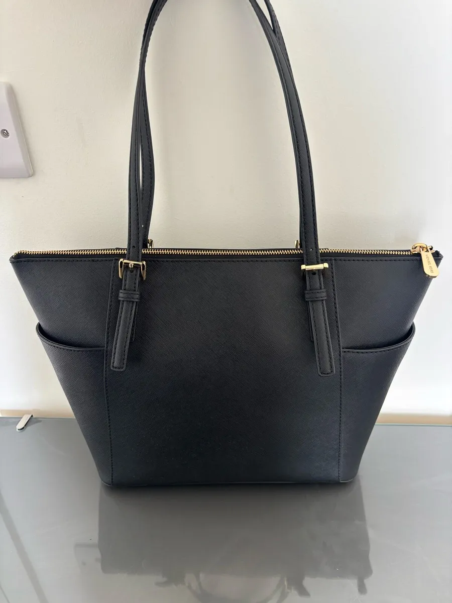Michael Kors Large Jet Set Leather Tote Bag - Image 4