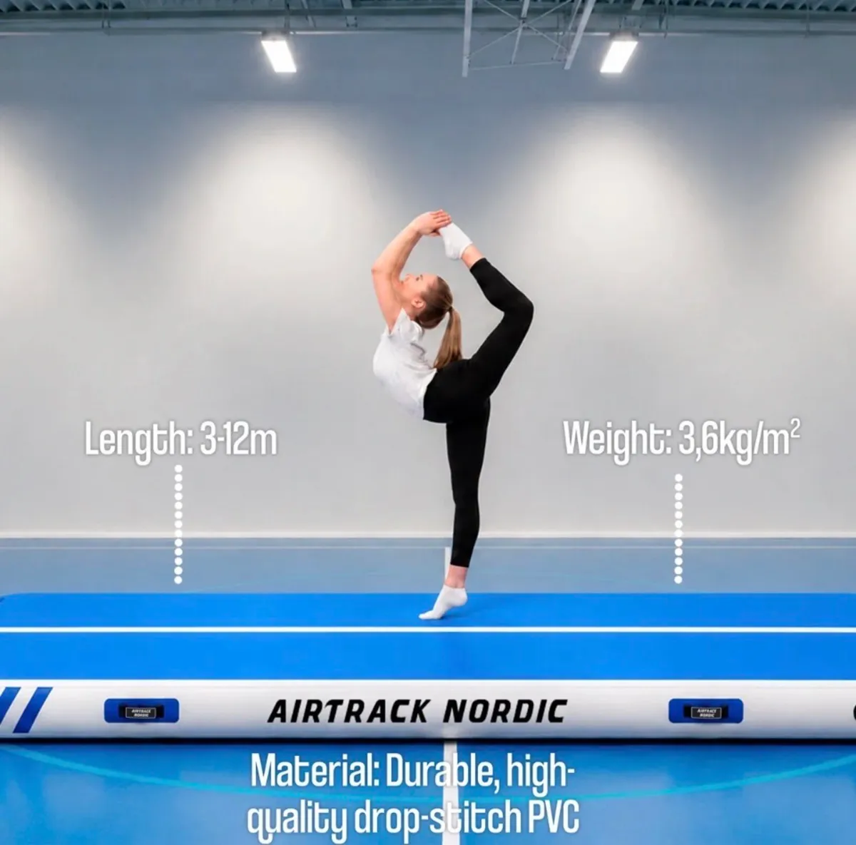 12m AirTrack Nordic Gym Wide - Image 2