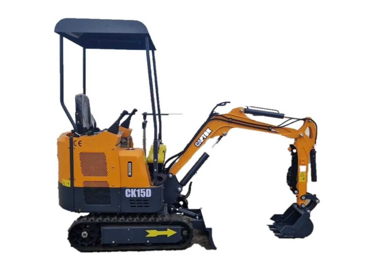 2026 Captok CK15D 1.5 Ton Mini Digger - Image 4