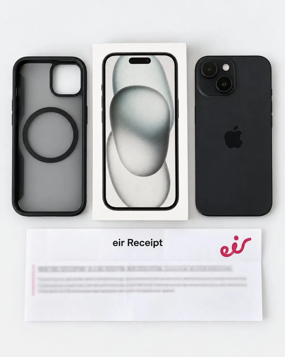iPhone 15 128GB Black – Unlocked - Box + Receipt - Image 2