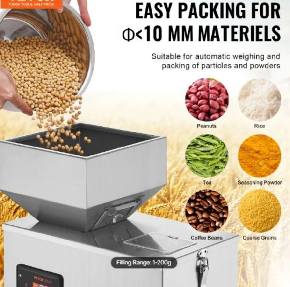 Powder Filling Machine, 0.002-0.44lbs/1-200g, - Image 3