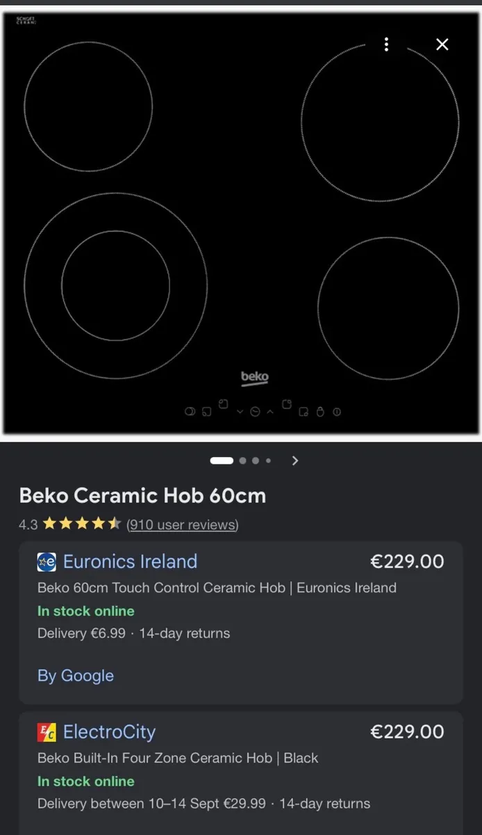 Beko hob - Image 1