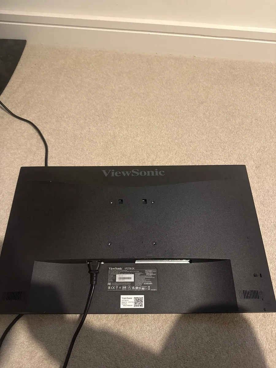 ViewSonic 2K 27 inch monitor