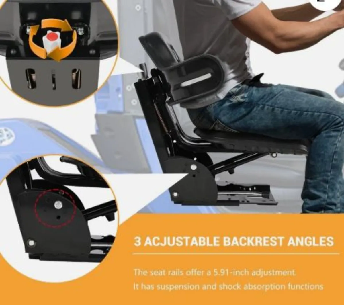 machine - operators  seat  -  new - Image 2