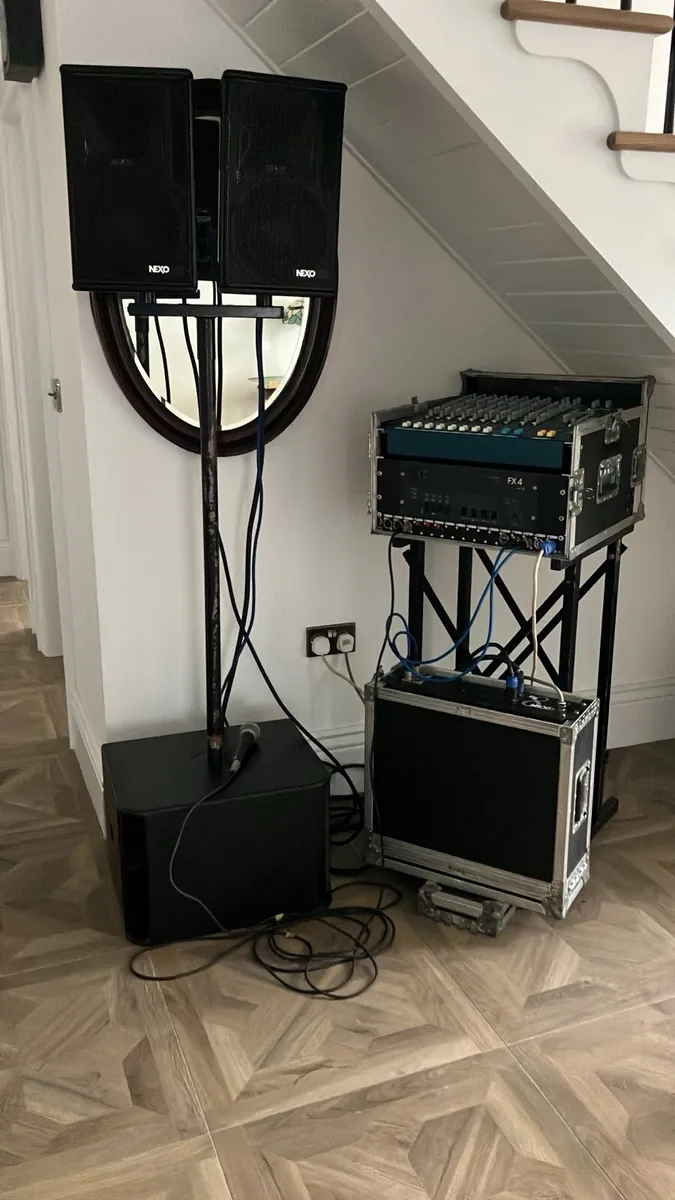 Nexo PS 8 full PA system and Allen and Heath desk - Image 2