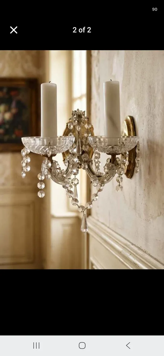 Crystal wall lights - Image 2