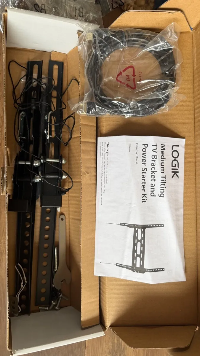 Logik  Medium Tilting TV Bracket and Power Starter - Image 2