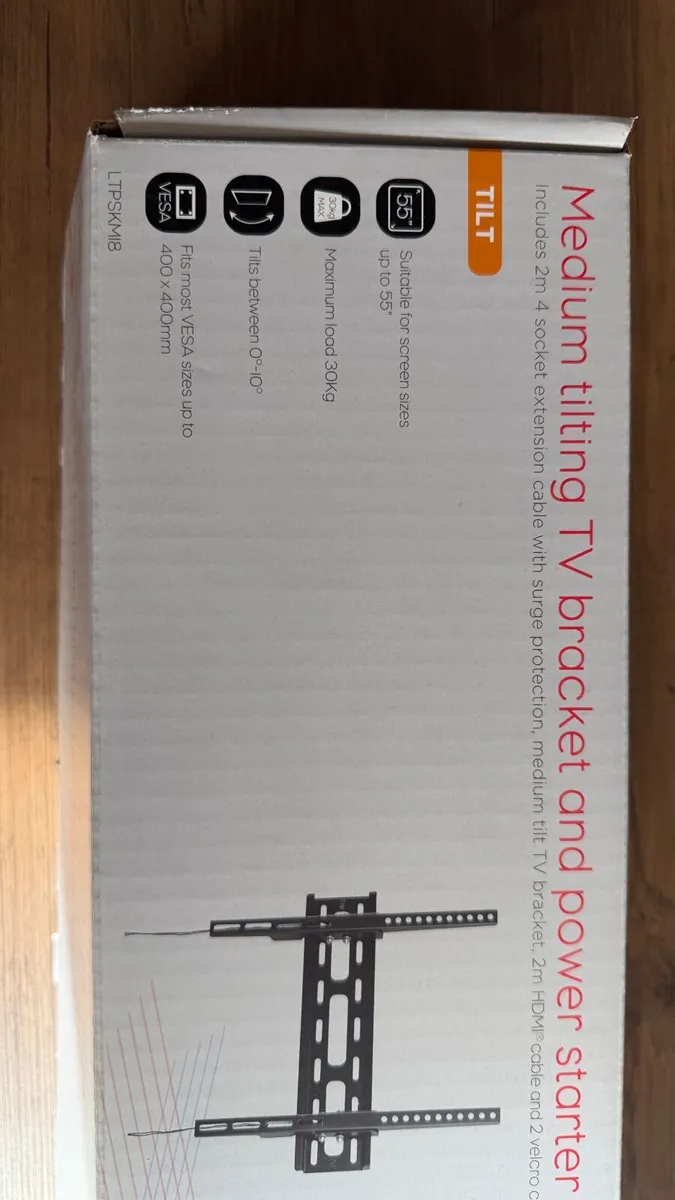 Logik  Medium Tilting TV Bracket and Power Starter - Image 4