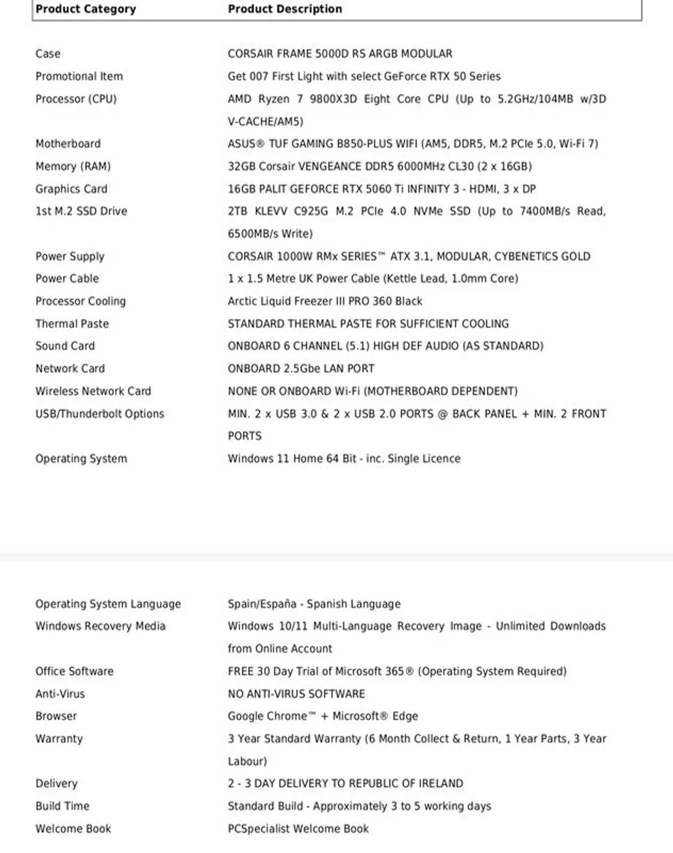 High-End Gaming PC + Peripherals Bundle - Image 1