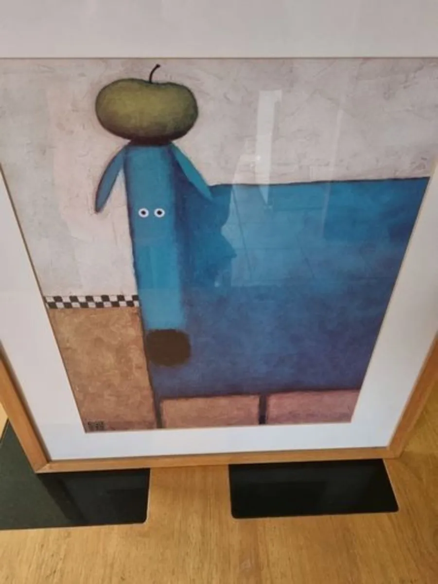 Daniel Patrick Kessler Blue Dog With Apple - Image 3
